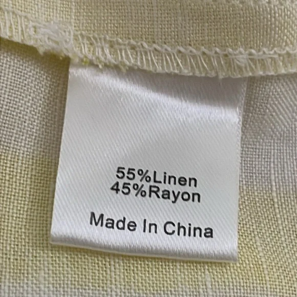 Tuckernuck | New Annie cabana stripe mini dress Women’s size L smocked Linen NWT - Picture 9 of 9